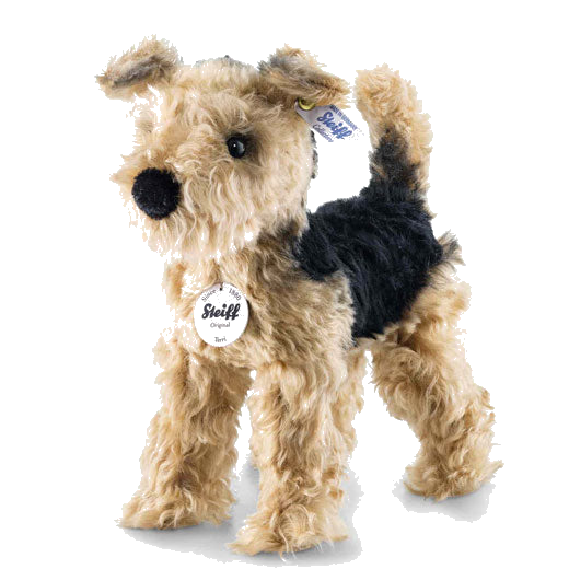 This is Terri the Welsh Terrier designed by Steiff.