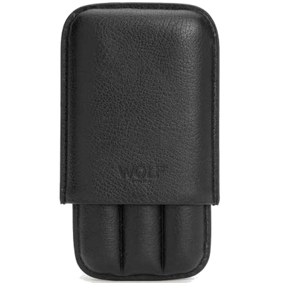 wolf blake black grey 3 cigar case