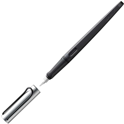 lamy black and aluminium joy fountain pen 1