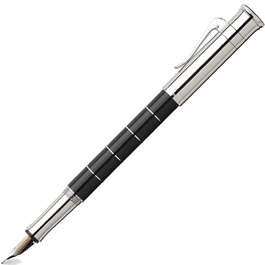 gvfc black classic anello fountain pen