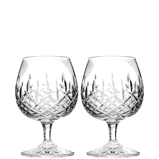 These London 2 x 32cl Brandy Glasses have been created by Royal Scot Crystal.