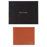paul smith tan layered wallet presentation box