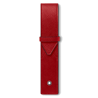 sartorial red leather pen p