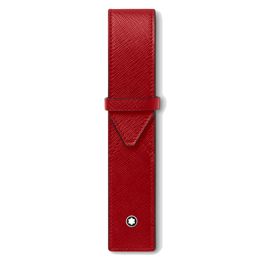 sartorial red leather pen p