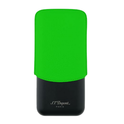 183417 st dupont neon green cigar case