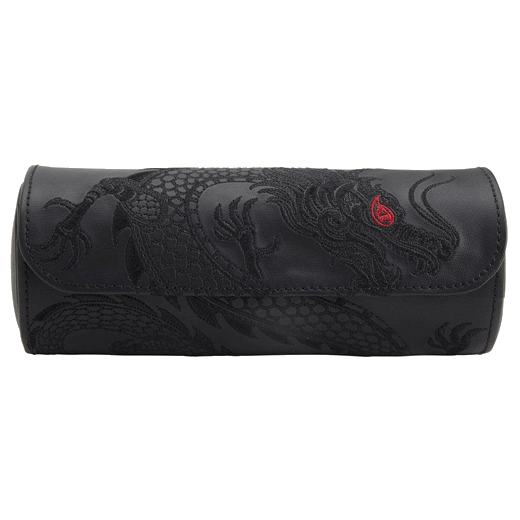 This The Year Of The Dragon Triple Watch Roll by WOLF 1834 celebrates the Chinese year of the dragon in 2024.