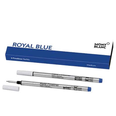 montblanc blue fineliner m