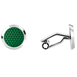 montblanc mst glacier green cufflinks