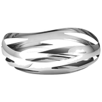 georg jensen stainless steel cobra fruit bread basket