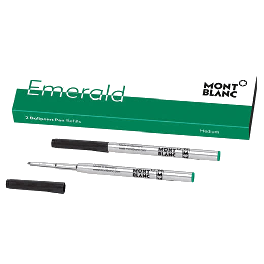 Montblanc emerald ballpoint refills.