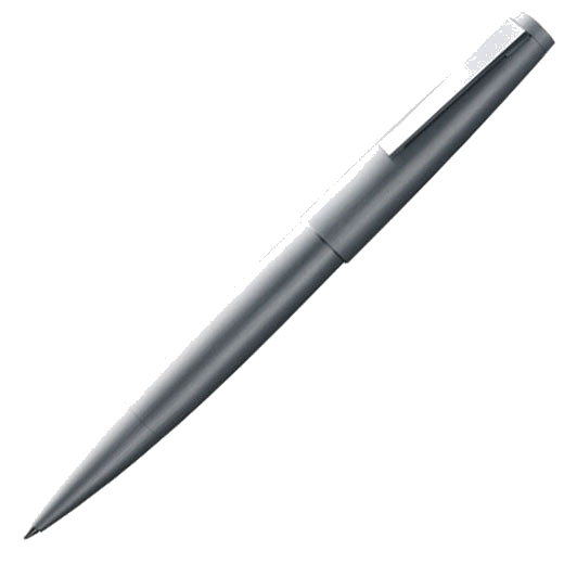 LAMY 2000 Rollerball Pen, Brushed Stainless Steel.