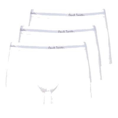 1 paul smith 3 pack white boxer briefs with logo waistband m1a 914 m3pk 01