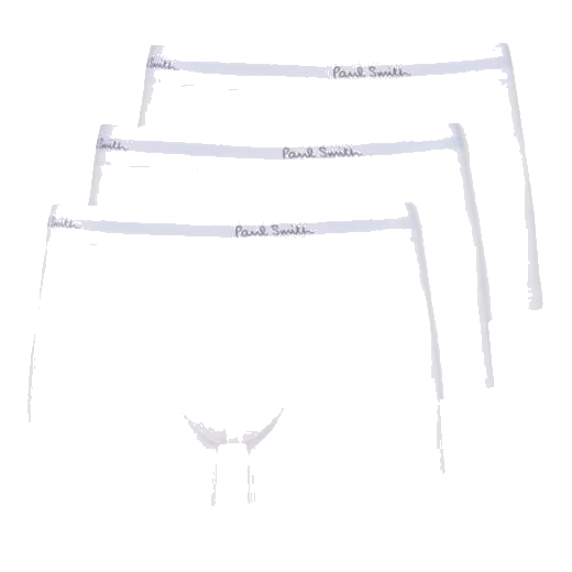 1 paul smith 3 pack white boxer briefs with logo waistband m1a 914 m3pk 01