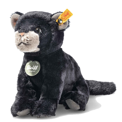 This is Teddies for Tomorrow Taky the Baby Panther designed by Steiff.
