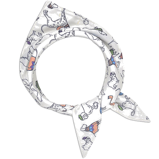 This is the Radley Chalk Off on an Adventure Bandana.