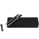 boss twist gun grey fountain ballpoint pen set packaging