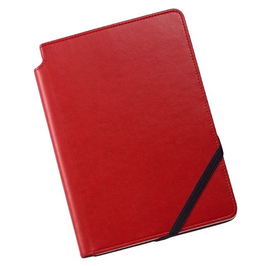 This Cross Medium Lined Crimson Leather Journal has an elastic loop to keep the notebook securely closed.