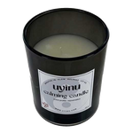 black calming candle