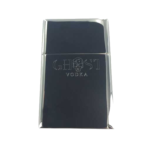 This Georg Jensen metal card holder can be engraved with your company name.