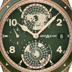montblanc 1858 geosphere watch dial