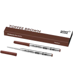 montblanc medium toffee brown ballpoint pen refills