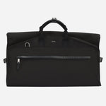 The BOSS Highway Black Garment Bag with Leather Trims by BOSS.