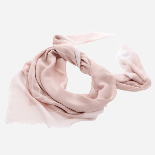 The Laik 120 x 120 Pink Scarf with BOSS Logo by BOSS.