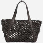 The BOSS Lenah Dark Brown Tote Bag with Zipped Pouch by BOSS.