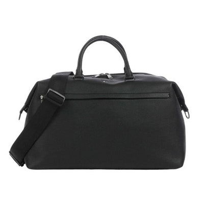 The Ray Black Faux Leather Soft Holdall by BOSS.