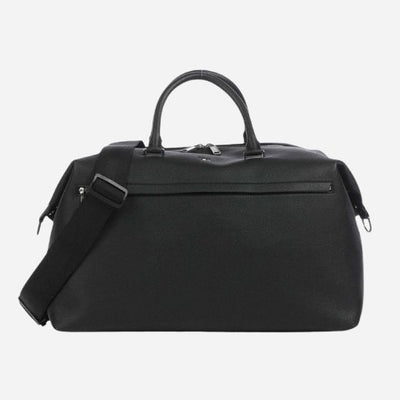 The Ray Black Faux Leather Soft Holdall by BOSS.