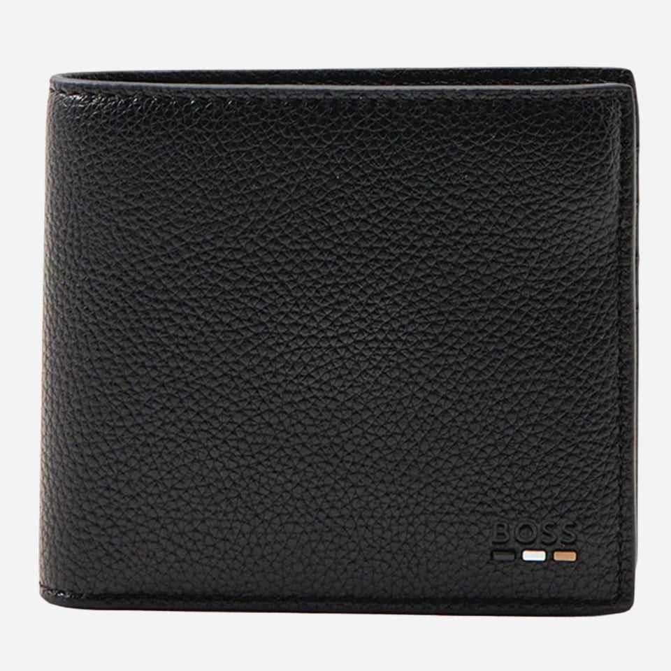 The BOSS Ray Black Leather 8CC Wallet by BOSS.