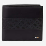 The BOSS Ray MS 4CC Black Bifold Wallet with Coin Pouch by BOSS.