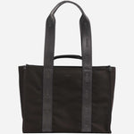 The BOSS Sandy Dark Brown Zip Tote Bag with Logo Detailing by BOSS.
