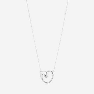 Sterling Silver Heart 2026 Pendant by Georg Jensen.