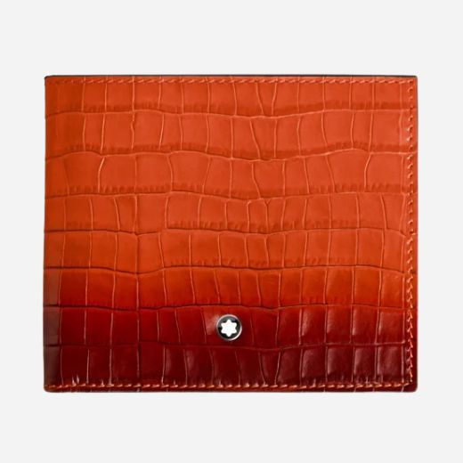 The Atelier Faux Croc Cayenna 8CC Sfumato Wallet by Montblanc.