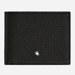 The Black Leather 4CC Wallet with Coin Case by Montblanc.