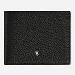 The Black Leather 6CC Bifold Wallet by Montblanc.