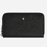 The Black Sartorial Leather 12CC Medium Wallet with Zip by Montblanc.