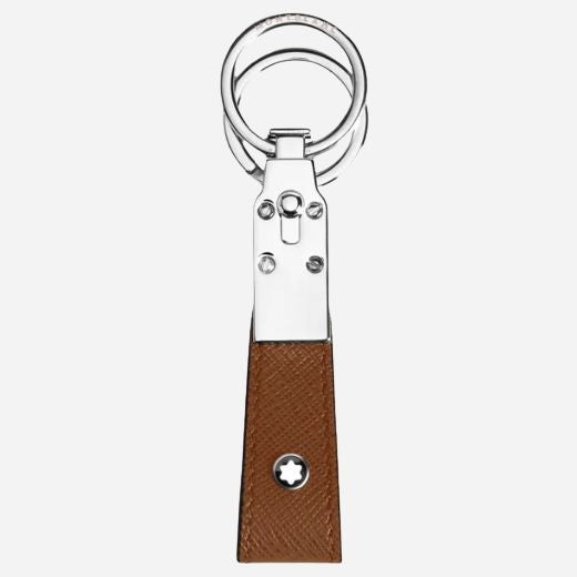 The Fauve Brown Sartorial Leather Loop Key Fob by Montblanc.