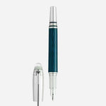 The PolarGreen StarWalker Metal Fountain Pen F by Montblanc.