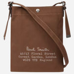 The Paul Smith Khaki 'Floral Street' Organic Cotton Blend Canvas Musette Bag by Paul Smith.