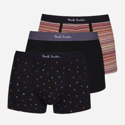 The 3-Pack Mixed 'Signature Stripe' Boxer Briefs by Paul Smith.