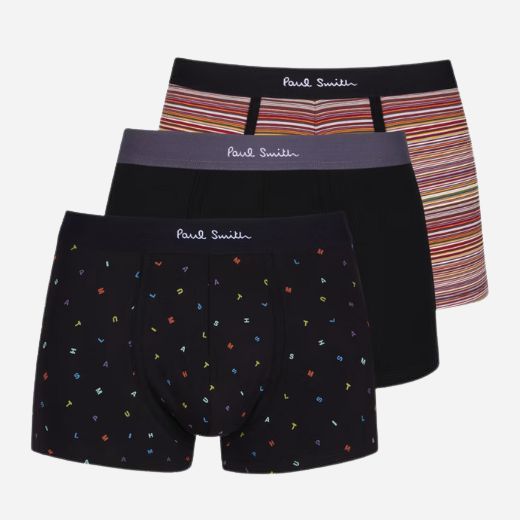 The 3-Pack Mixed 'Signature Stripe' Boxer Briefs by Paul Smith.