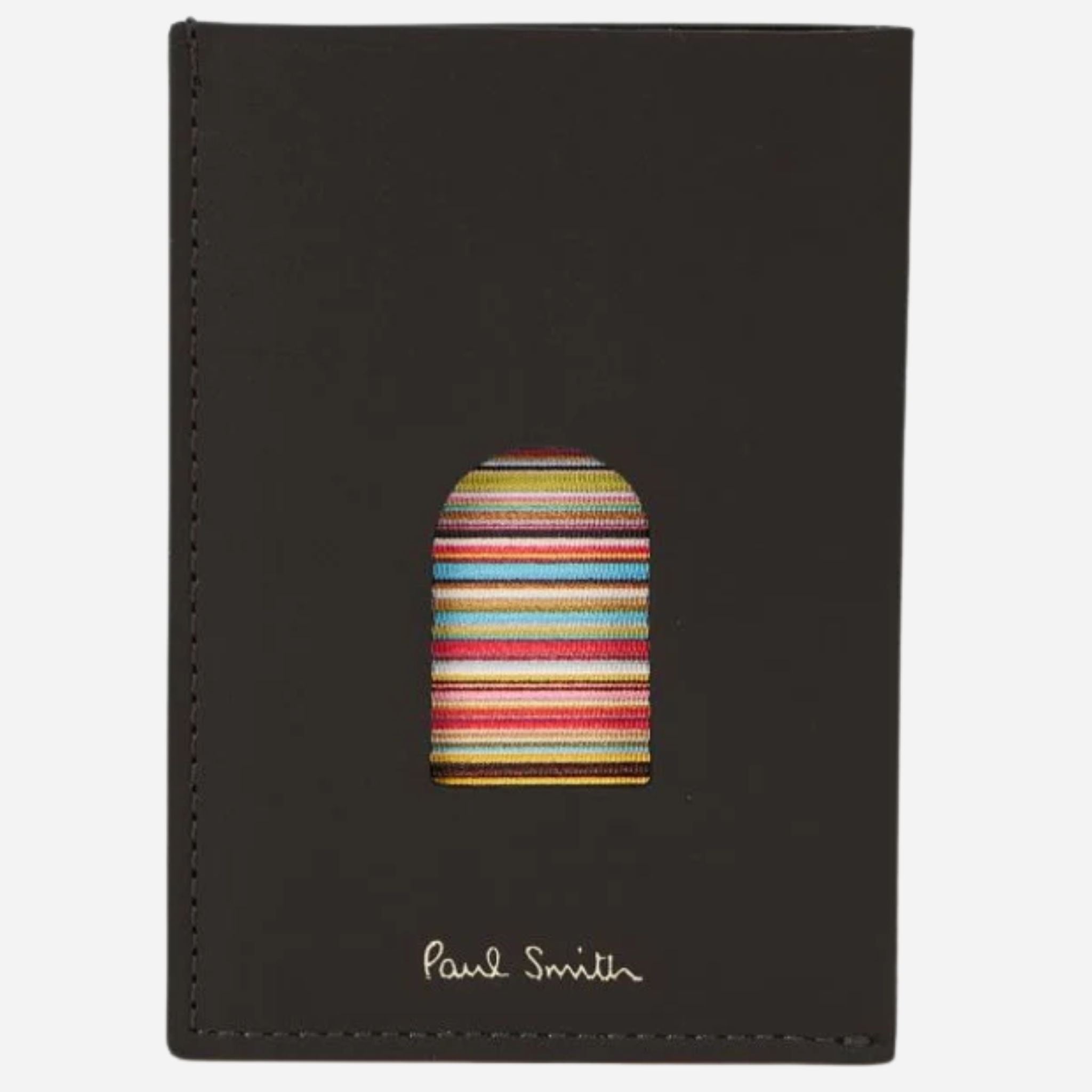 Paul Smith Leather 1CC Card Holder with Thumb Hole and Signature Strip ...