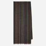 The Men’s Hopsack 'Signature Stripe' Merino Wool Scarf by Paul Smith.