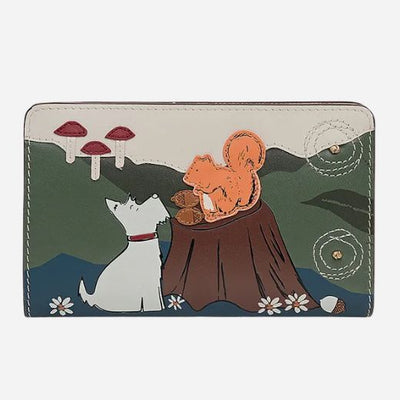 The Autumn Leaves Snow Medium Bifold Purse by Radley.