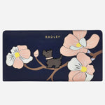 The Radley Coin Street Magnolia Evenfall Blue Large Bifold Purse by Radley.
