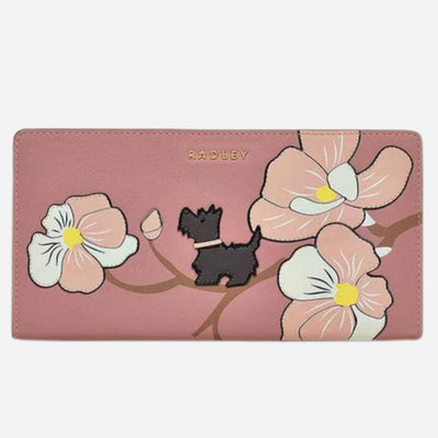 The Radley Coin Street Magnolia French Rose Pink Large Bifold Purse by Radley.