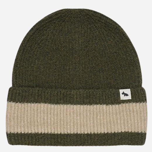 The Knitters Lane Pine Needle Hat with Contrasting Stripe by Radley.