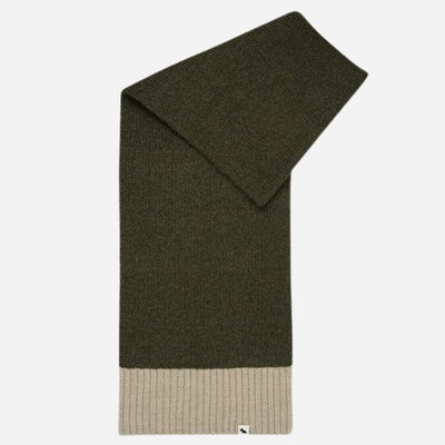 The Knitters Lane Pine Needle Scarf with Contrasting Ends by Radley.